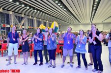"Bakı Kristal Zalı"nın mətbuat mərkəzində "Eurovision 2012"-nin ən fəal azarkeşləri (FOTO)