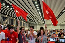 "Bakı Kristal Zalı"nın mətbuat mərkəzində "Eurovision 2012"-nin ən fəal azarkeşləri (FOTO)