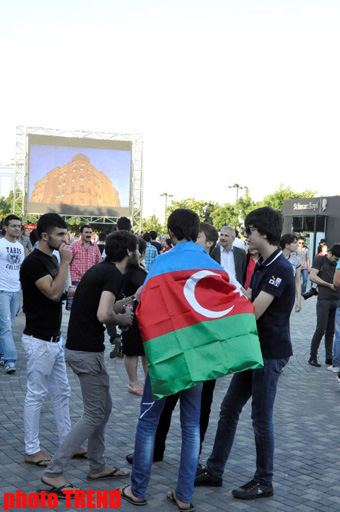 Bakıda minlərlə insan "Eurovision 2012"-nin finalına Dənizkənarı Milli Parkda baxacaq (FOTO)
