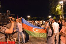 Bakı gecəsi "Eurovision-2012" mahnı müsabiqəsinin finalını qeyd edib (FOTO)