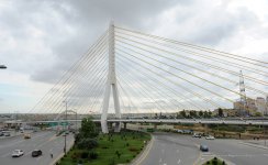 Heydər Əliyev və Ziya Bünyadov prospektlərinin kəsişməsindəki yol qovşağının üçüncü kompleksi istifadəyə verilib (FOTO)