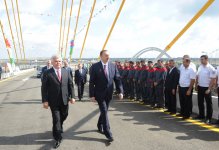 Heydər Əliyev və Ziya Bünyadov prospektlərinin kəsişməsindəki yol qovşağının üçüncü kompleksi istifadəyə verilib (FOTO)