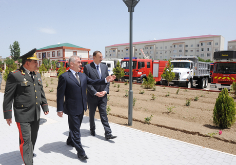 Prezident İlham Əliyev Naxçıvan Şəhər Gömrük İdarəsinin, FHN-in inzibati binalarının və sement zavodunun açılışında iştirak edib (ƏLAVƏ OLUNUB) (FOTO)