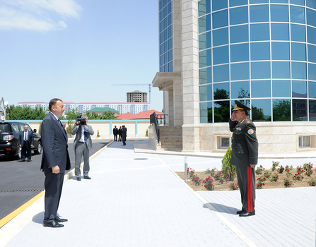 Prezident İlham Əliyev Naxçıvan Şəhər Gömrük İdarəsinin, FHN-in inzibati binalarının və sement zavodunun açılışında iştirak edib (ƏLAVƏ OLUNUB) (FOTO)