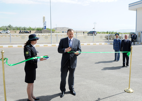 Prezident İlham Əliyev Naxçıvan Şəhər Gömrük İdarəsinin açılışında iştirak edib (FOTO)