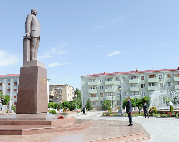 İlham Əliyevin Naxçıvana səfəri başlayıb (ƏLAVƏ OLUNUB) (FOTO)