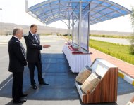 Prezident İlham Əliyev Naxçıvan Şəhər Gömrük İdarəsinin, FHN-in inzibati binalarının və sement zavodunun açılışında iştirak edib (ƏLAVƏ OLUNUB) (FOTO)