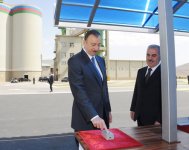 Prezident İlham Əliyev Naxçıvan Şəhər Gömrük İdarəsinin, FHN-in inzibati binalarının və sement zavodunun açılışında iştirak edib (ƏLAVƏ OLUNUB) (FOTO)