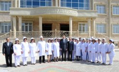 Akademik Zərifə xanım Əliyeva adına Naxçıvan şəhər poliklinikası istifadəyə verilib (FOTO)
