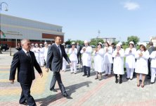 Akademik Zərifə xanım Əliyeva adına Naxçıvan şəhər poliklinikası istifadəyə verilib (FOTO)