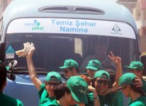 "Təmiz Şəhər" Ümumdünya Ətraf Mühitin Mühafizəsi Gününü qeyd edib (FOTO)