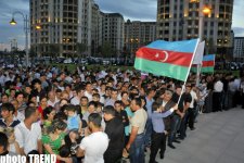 YAP Gənclər Birliyi "Heydər Əliyev: Qurtuluşdan tərəqqiyə" adlı konsert proqramını təşkil edib (FOTO)