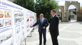 Prezident İlham Əliyev Badamdar qəsəbəsində Heydər Əliyev parkının yenidənqurmadan sonrakı vəziyyəti ilə tanış olub (FOTO)