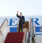 Azərbaycan Prezidenti Türkiyəyə işgüzar səfərə gəlib (FOTO)