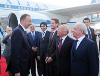 Azərbaycan Prezidenti Türkiyəyə işgüzar səfərə gəlib (FOTO)