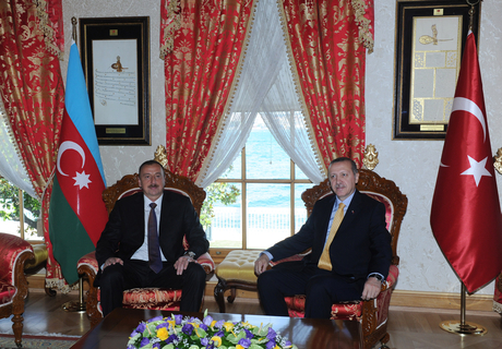 Prezident İlham Əliyev Türkiyənin Baş naziri Rəcəb Tayyib Ərdoğan ilə görüşüb
