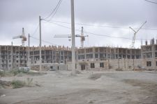Azərbaycan Məcburi Köçkünlərin Sosial İnkişaf Fondunun direktoru tikinti işləri ilə tanış olub (FOTO)