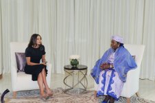 Azərbaycanın birinci xanımı Nigerin birinci xanımı ilə görüşüb