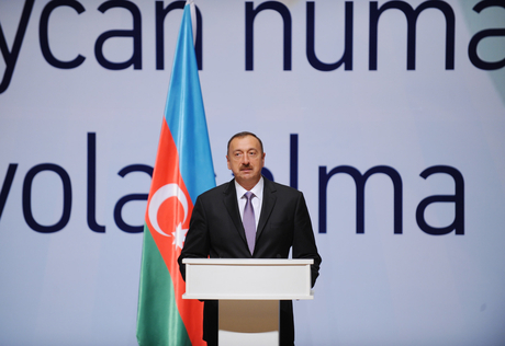 Azərbaycan Prezidenti və xanımı Olimpiya Oyunlarında iştirak edəcək nümayəndə heyətinin yola salınması mərasimində iştirak ediblər (FOTO)