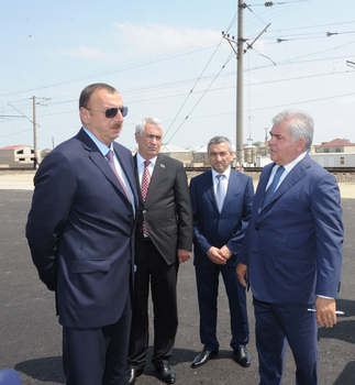 Prezident İlham Əliyev Bilgəh-Novxanı-Sumqayıt avtomobil yolunun yenidən qurulması çərçivəsində görülən işlərlə tanış olub (FOTO)