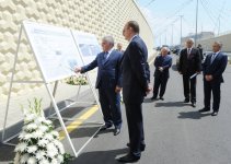 Prezident İlham Əliyev Bilgəh-Novxanı-Sumqayıt avtomobil yolunun yenidən qurulması çərçivəsində görülən işlərlə tanış olub (FOTO)