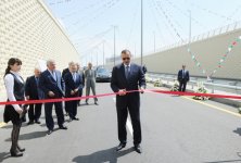 Prezident İlham Əliyev Bilgəh-Novxanı-Sumqayıt avtomobil yolunun yenidən qurulması çərçivəsində görülən işlərlə tanış olub (FOTO)