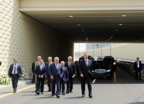 Prezident İlham Əliyev Bilgəh-Novxanı-Sumqayıt avtomobil yolunun yenidən qurulması çərçivəsində görülən işlərlə tanış olub (FOTO)
