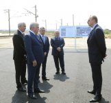 Prezident İlham Əliyev Bilgəh-Novxanı-Sumqayıt avtomobil yolunun yenidən qurulması çərçivəsində görülən işlərlə tanış olub (FOTO)