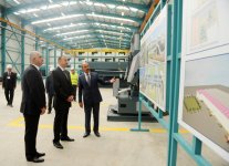 İlham Əliyev Qaradağ metal konstruksiyalar zavodunun açılışında iştirak edib (FOTO)