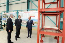 İlham Əliyev Qaradağ metal konstruksiyalar zavodunun açılışında iştirak edib (FOTO)