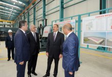 İlham Əliyev Qaradağ metal konstruksiyalar zavodunun açılışında iştirak edib (FOTO)