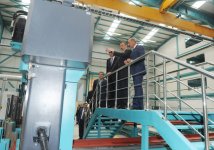 İlham Əliyev Qaradağ metal konstruksiyalar zavodunun açılışında iştirak edib (FOTO)