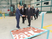 İlham Əliyev Qaradağ metal konstruksiyalar zavodunun açılışında iştirak edib (FOTO)