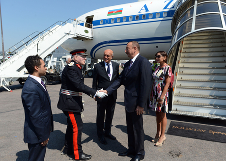 Azərbaycan Prezidenti və xanımı XXX Yay Olimpiya Oyunlarının keçiriləcəyi London şəhərinə gəliblər
