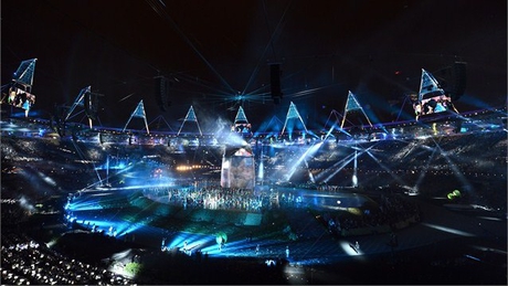 Azərbaycan Prezidenti və xanımı Londonda XXX Olimpiya Oyunlarının təntənəli açılış mərasimində iştirak ediblər (FOTO)
