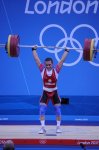 Azərbaycan Prezidenti və xanımı London olimpiadasında ağır atletika üzrə yarışda mübarizə aparan idmançımızın çıxışına baxıblar (FOTO)