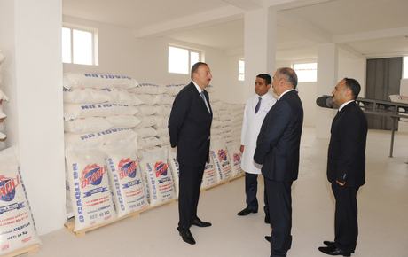 Cəlilabadda "Avanqard" MMC-nin un fabriki istifadəyə verilib (FOTO)