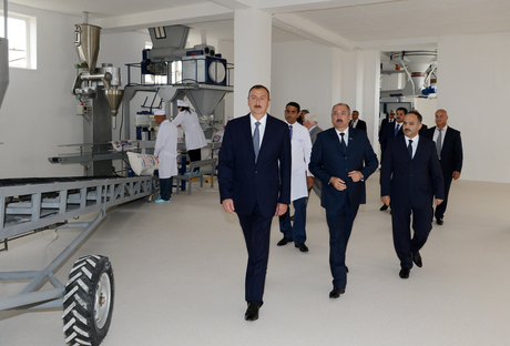 Cəlilabadda "Avanqard" MMC-nin un fabriki istifadəyə verilib (FOTO)