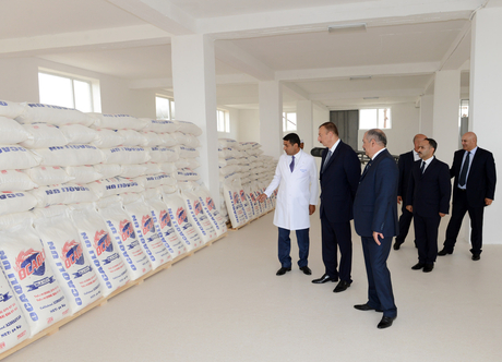 Cəlilabadda "Avanqard" MMC-nin un fabriki istifadəyə verilib (FOTO)