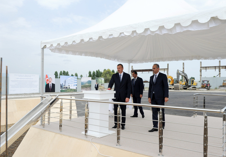 Lənkəranda otel kompleksinin təməli qoyulub (FOTO)