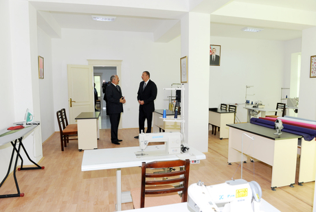 Prezident İlham Əliyev Cəlilabadda Heydər Əliyev adına Yaradıcılıq Mərkəzinin açılışında iştirak edib (FOTO)