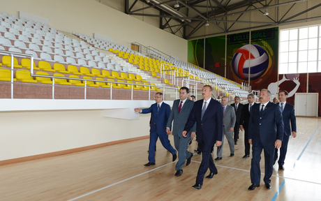 Cəlilabad Olimpiya İdman Kompleksi istifadəyə verilib (FOTO)