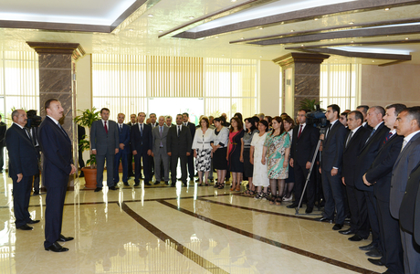 Cəlilabad Olimpiya İdman Kompleksi istifadəyə verilib (FOTO)