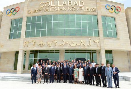 Cəlilabad Olimpiya İdman Kompleksi istifadəyə verilib (FOTO)