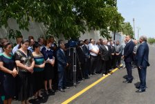 İlham Əliyev Cəlilabad-Hamarqışlaq-Sadatlı kəndlərararası avtomobil yolunun açılışında iştirak edib (FOTO)