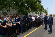 İlham Əliyev Cəlilabad-Hamarqışlaq-Sadatlı kəndlərararası avtomobil yolunun açılışında iştirak edib (FOTO)