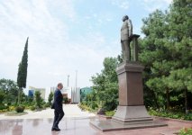 İlham Əliyev Cəlilabad rayonuna gəlib (FOTO)