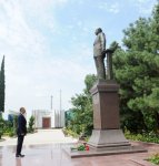 İlham Əliyev Cəlilabad rayonuna gəlib (FOTO)