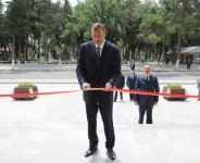 Prezident İlham Əliyev Cəlilabadda Heydər Əliyev adına Yaradıcılıq Mərkəzinin açılışında iştirak edib (FOTO)