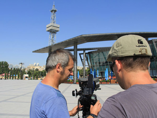 FIFA-nın çəkiliş qrupu Azərbaycandadır (FOTO)